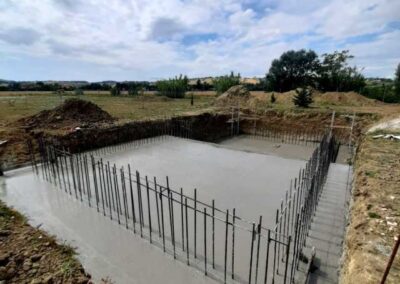 fondazione piscina cemento armato 1